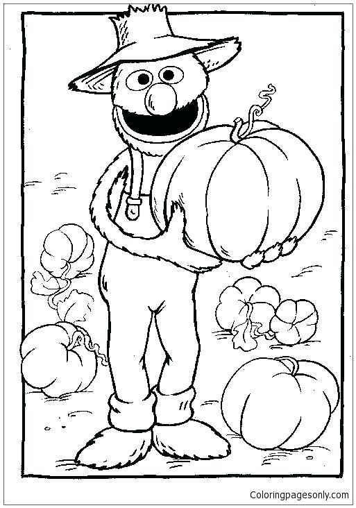 Grover Coloring Pages