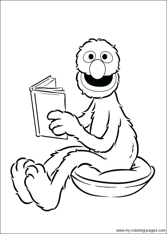 Grover Sesame Street Coloring Pages