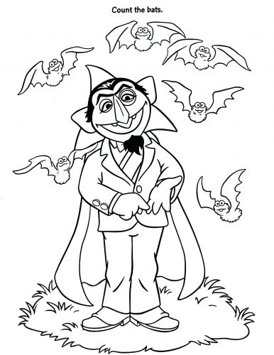 386x500 Coloring Pages ~ Sesame Street Coloring Pages Printable Best