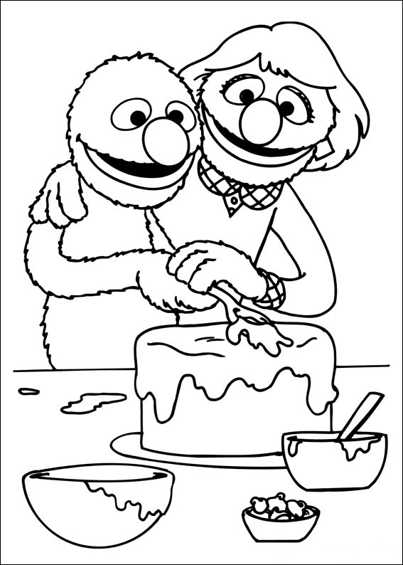 567x794 Grover Color On Sesame Street Grover Coloring Pages