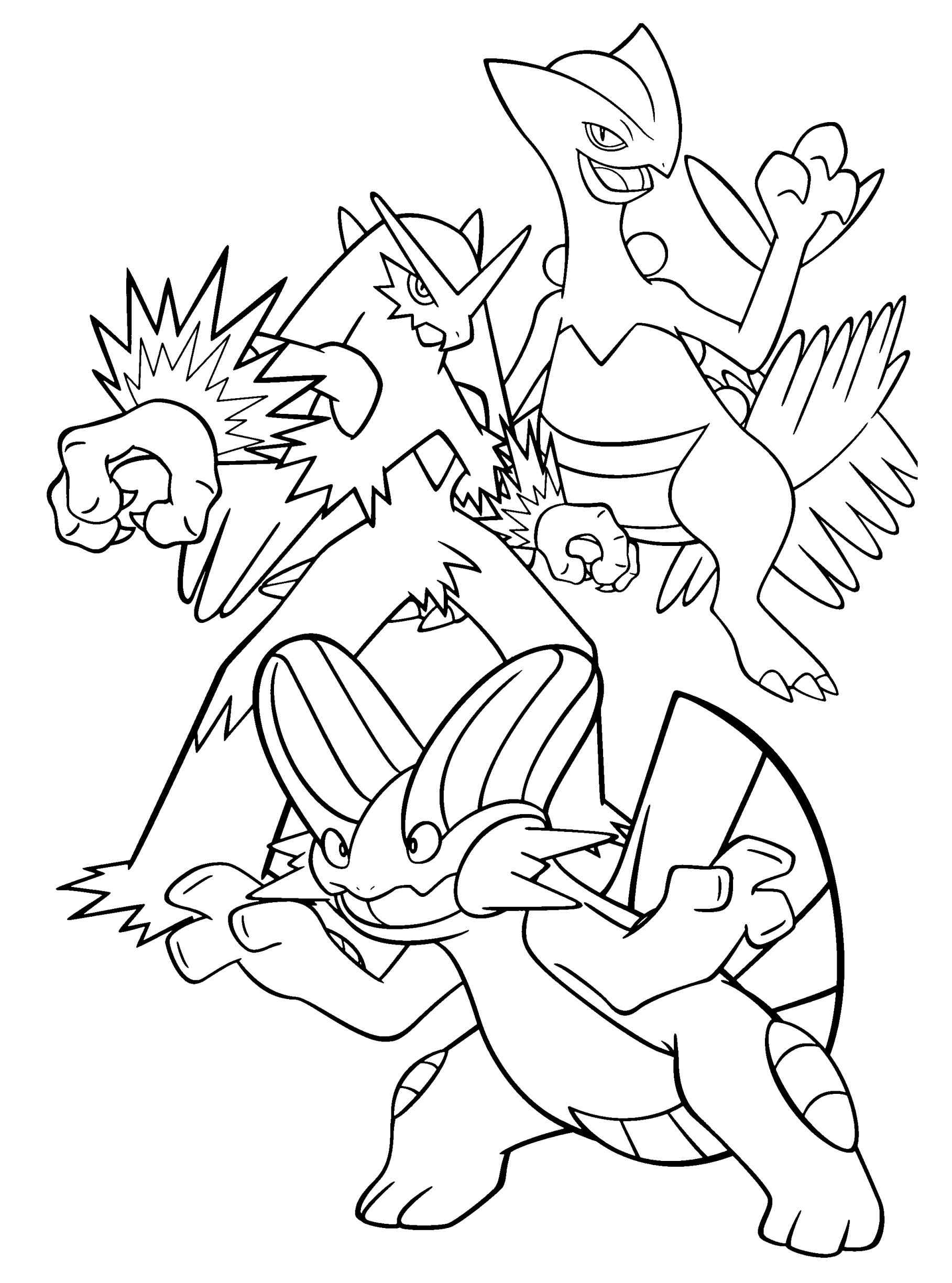 1817x2449 Free Pokemon Coloring Pages Grovyle Printable Page Paradijs
