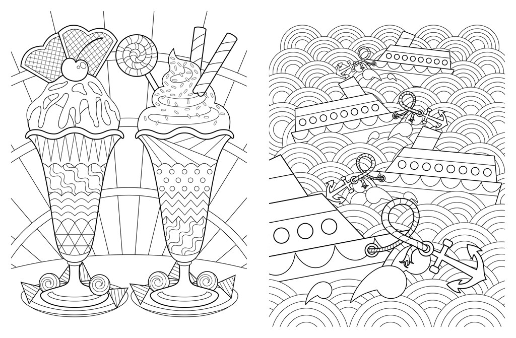 1024x671 Posh Adult Coloring Book Artful Designs For Fun Amp Relaxation