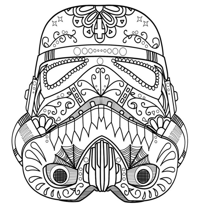 650x702 Star Wars Free Printable Coloring Pages For Adults Amp Kids {Over