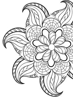 236x311 Adult Coloring Pages Flowers 2 2 Adult Coloring Pages