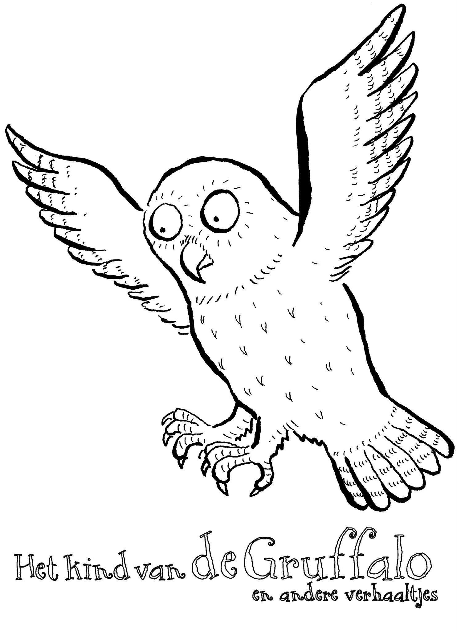 1483x2048 Printable Owl Coloring Pages From Gruffalo