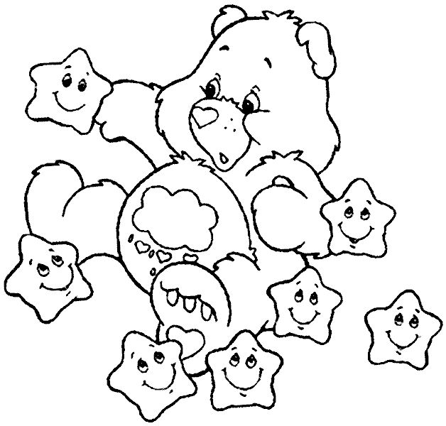 Grumpy Bear Coloring Pages