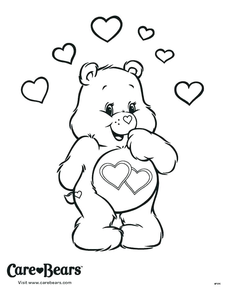 736x945 Care Bear Coloring Pages Perfect Harmony Care Bears Coloring Page