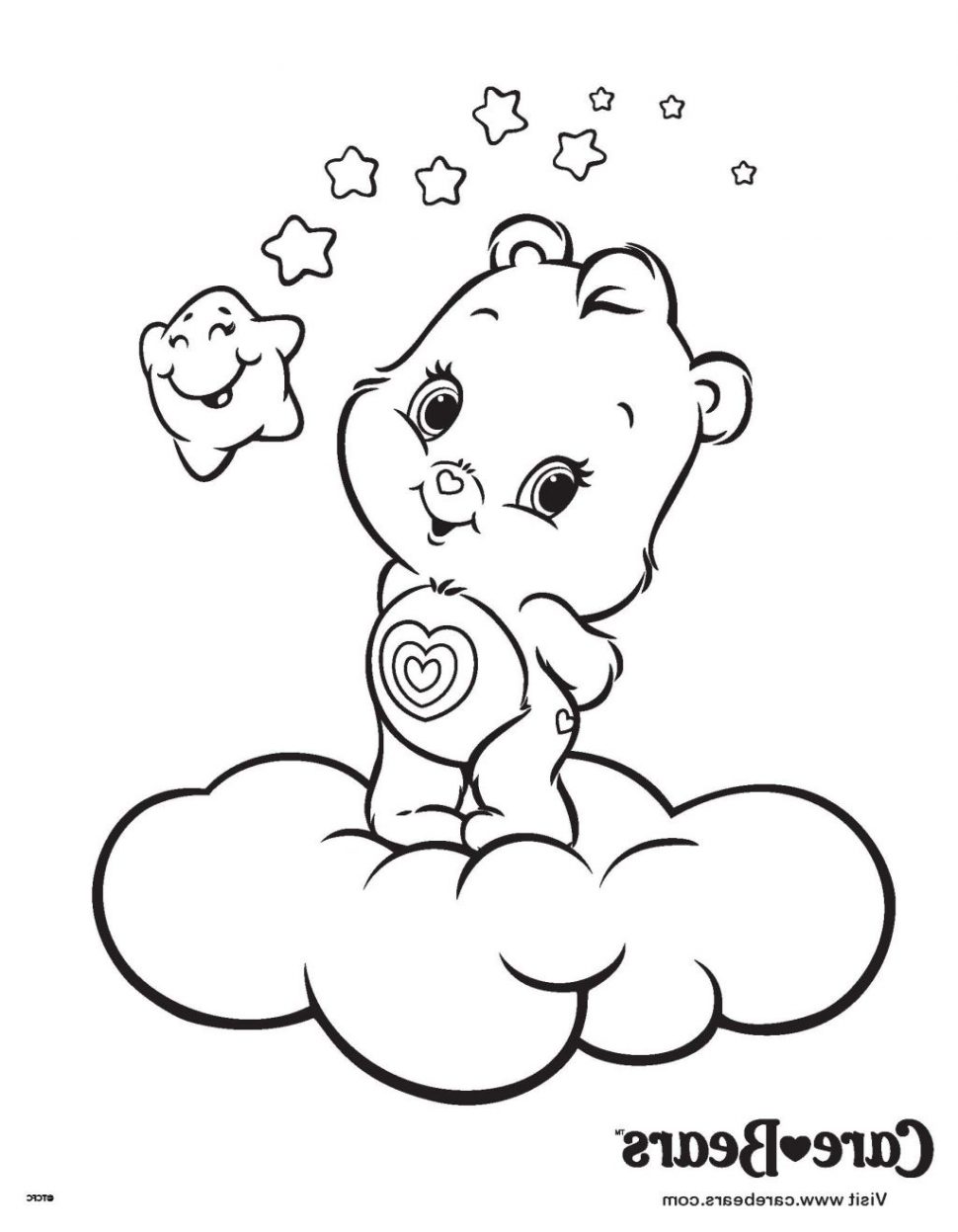 970x1247 Best Care Bear Coloring Pages For Your Kids Wonderheart Image