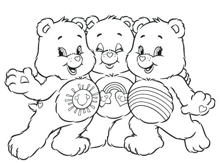 450x334 Care Bears Coloring Pages Marvellous Design