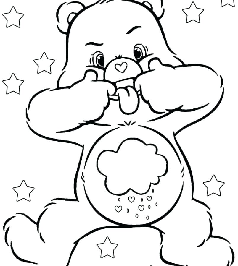 804x900 Grumpy Care Bear Coloring Pages Kids Coloring All Care Bear