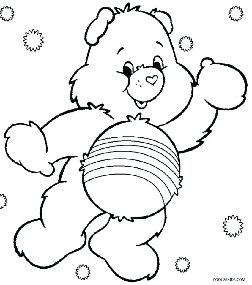 848x960 Coloring Pages ~ Care Bears Coloring Pages Free Preschool Bear