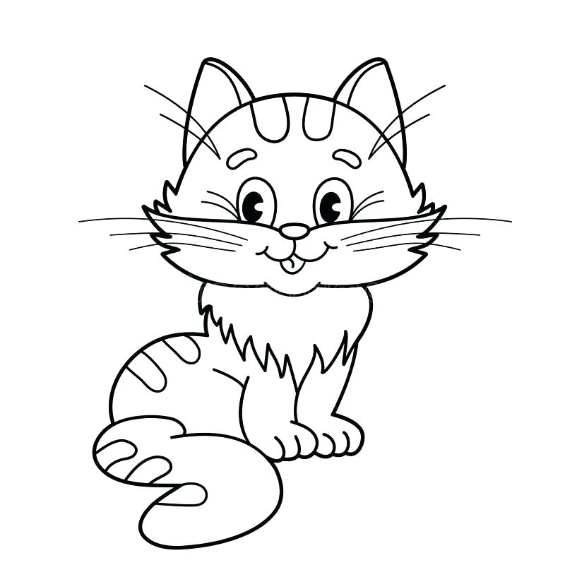 800x800 Cats Coloring Pages Cartoon Cat Coloring Pages Download Coloring