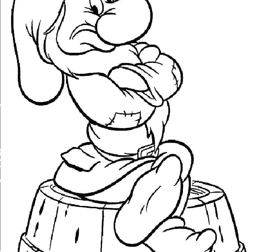 900x864 Grumpy The Dwarf Coloring Pages Download And Print For Free Grumpy