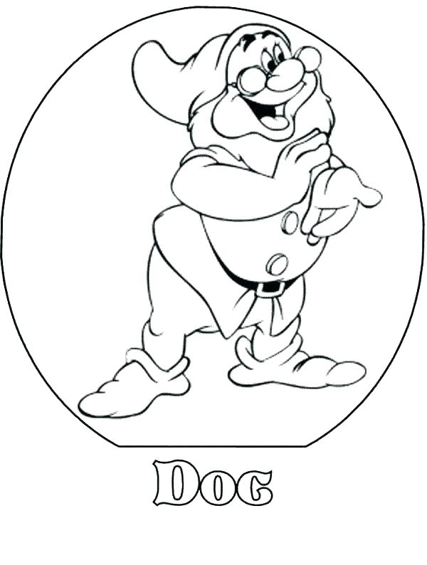 600x794 Dopey Dwarf Coloring Pages Seven Dwarfs