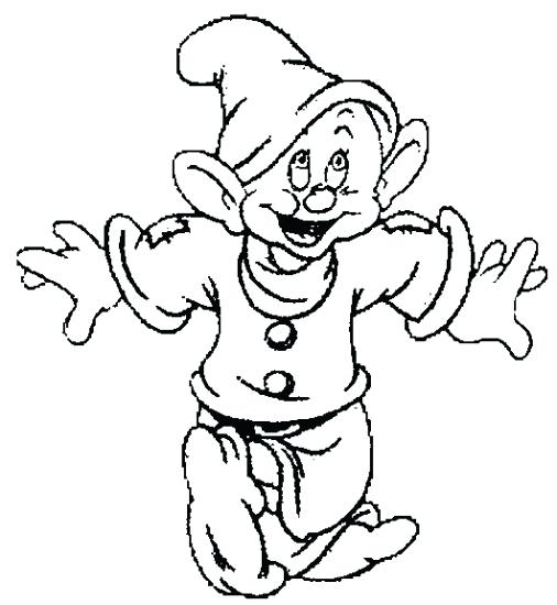 506x550 Seven Dwarfs Coloring Pages 7 Dwarfs Coloring Pages Dwarfs