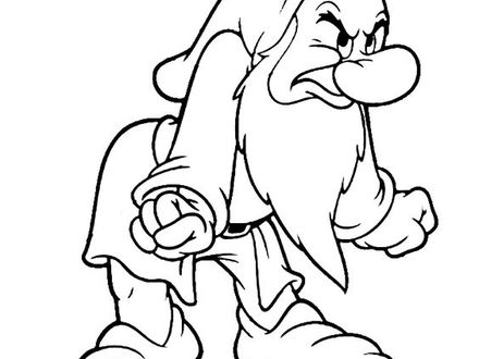 440x330 35 Grumpy Coloring Page, Grumpy Dwarf Coloring Pages