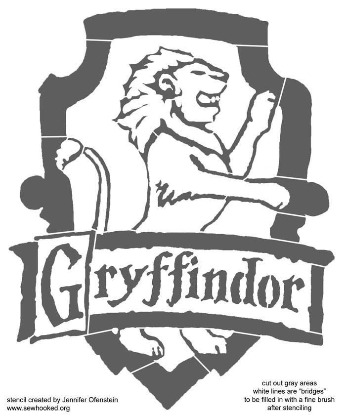 700x840 Gryffindor Crest Coloring Page