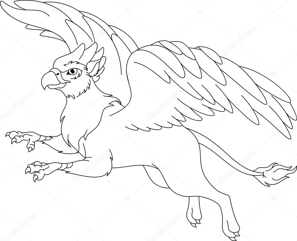 Gryphon Coloring Pages