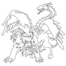 220x220 Griffin The Majestic And Powerful Creature Coloring Pages