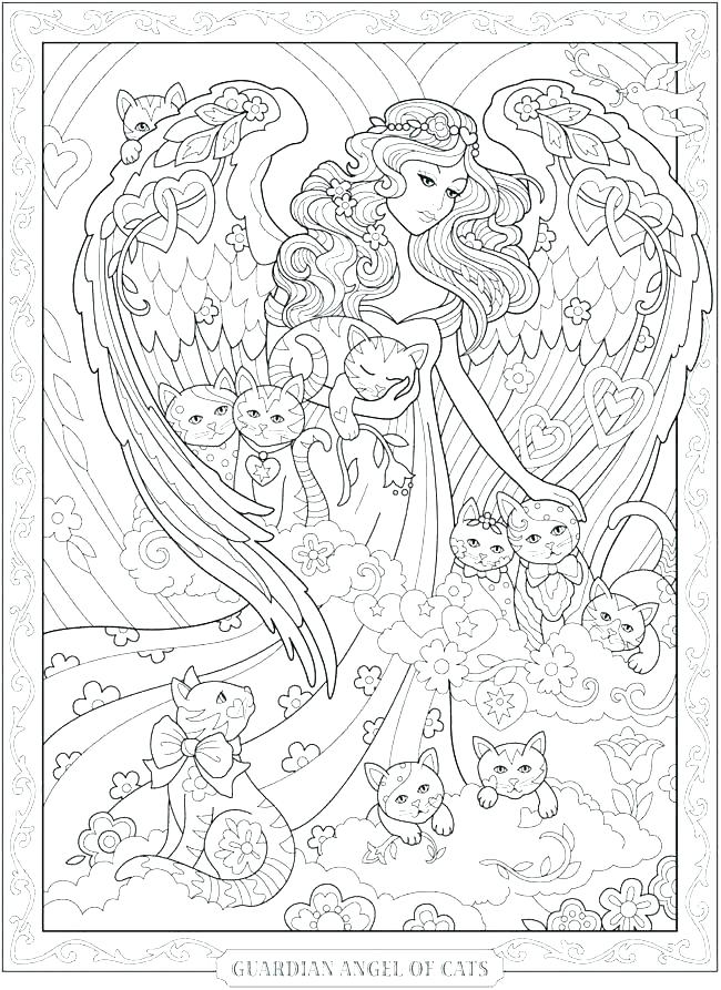 650x893 Angels Coloring Pages Guardian Angel Coloring Pages Coloring Book