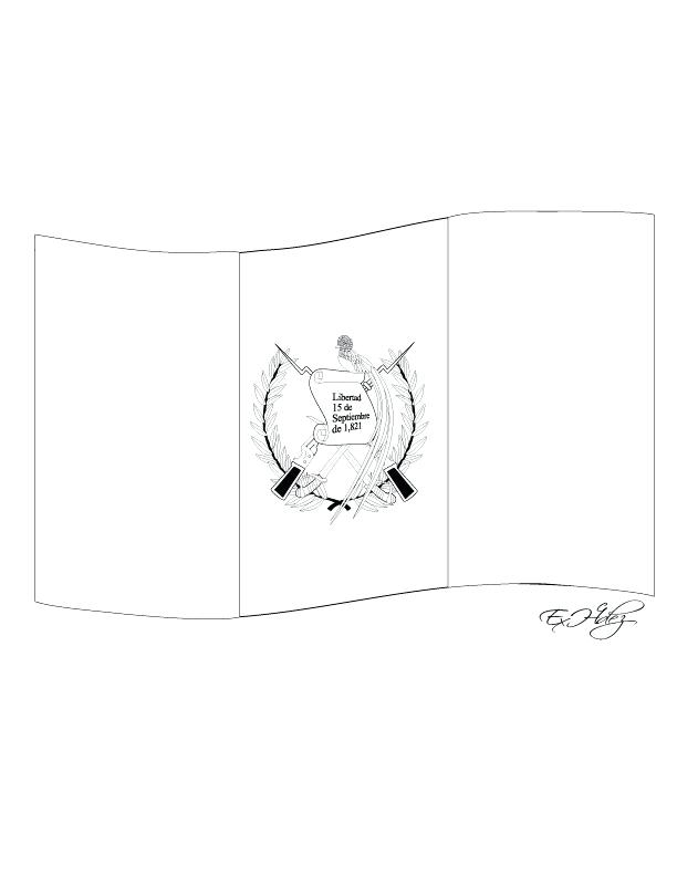 612x792 Guatemala Flag Coloring Page Flag Coloring Page Colouring