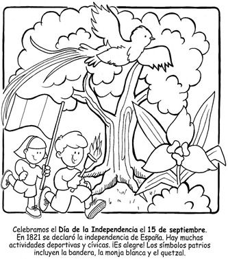 333x377 Downloadable Coloring Page Guatemala Day Of Independence