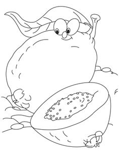 236x304 Chickoo Planting More Chickoo Tree Coloring Pages Download Free
