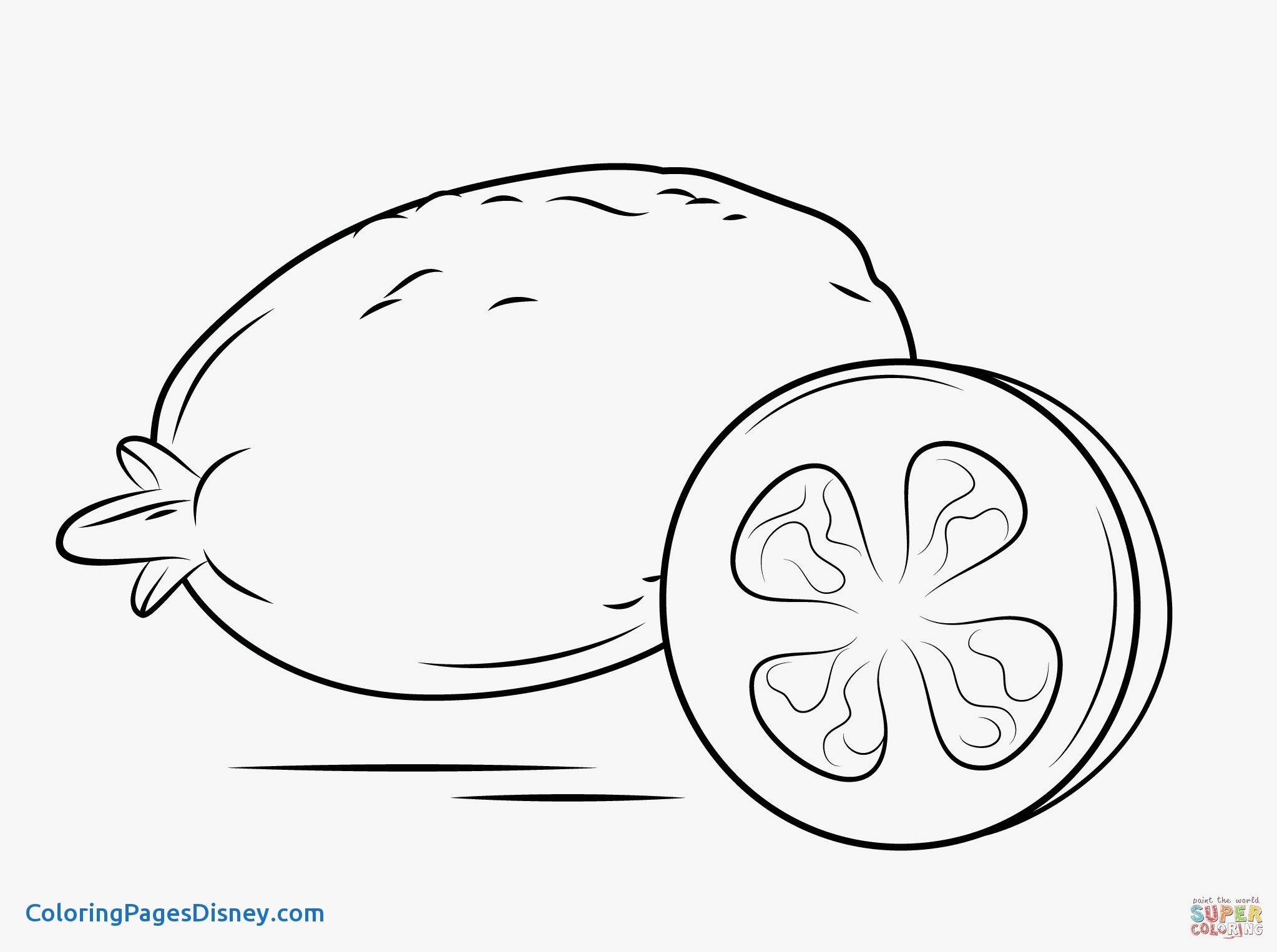 2046x1526 Guava Coloring Picture Archives