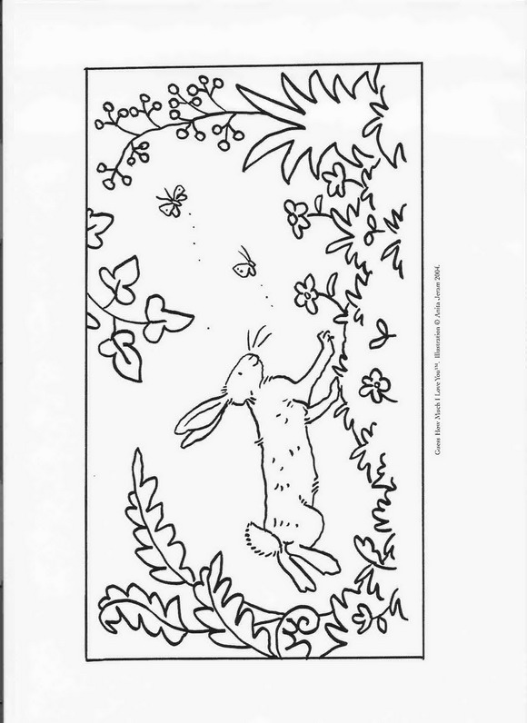 580x796 Kids N 7 Coloring Pages Of Guess How Much I Love You
