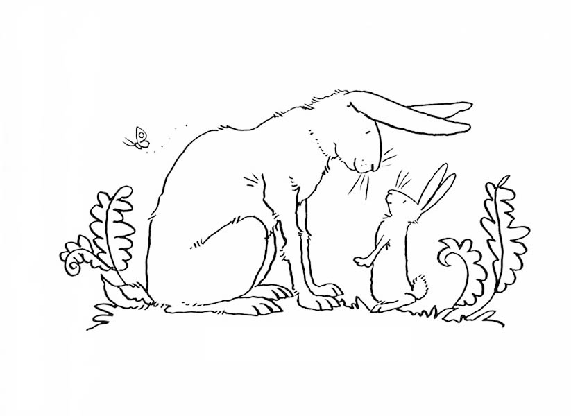823x600 Simple Ideas Guess How Much I Love You Coloring Book Sam Mcbratney