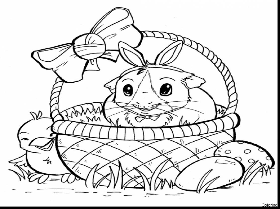 1126x844 Guinea Pig Coloring Pages Luxury 24 With Additional For Kids
