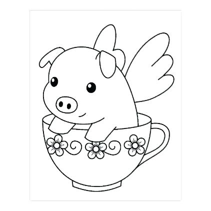 422x422 Pig Coloring Pages Holding Guinea Pig Coloring Sheets Teacup Pig