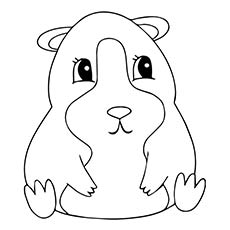 230x230 Top 25 Free Printable Guinea Pig Coloring Pages Online