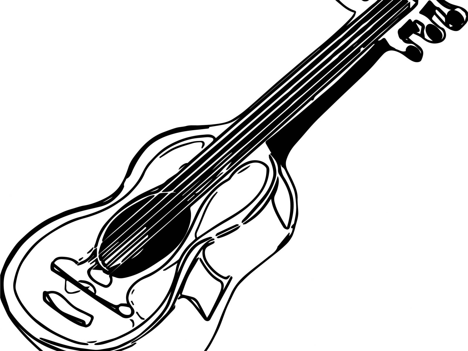 1600x1200 Double Neck Guitar Coloring Page You Dont See Too Many Best Pages