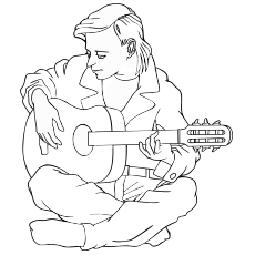 230x230 Top 25 Free Printable Guitar Coloring Pages Online