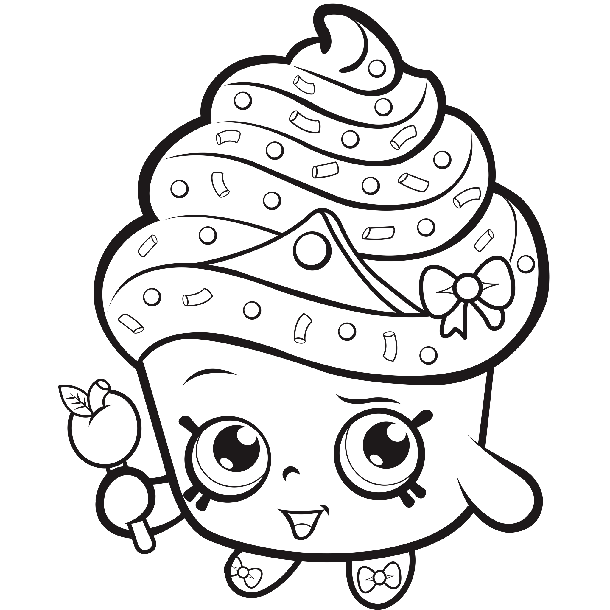 2048x2048 New Print Bubbleisha Shopkins Shoppies With Bubble Gum Coloring