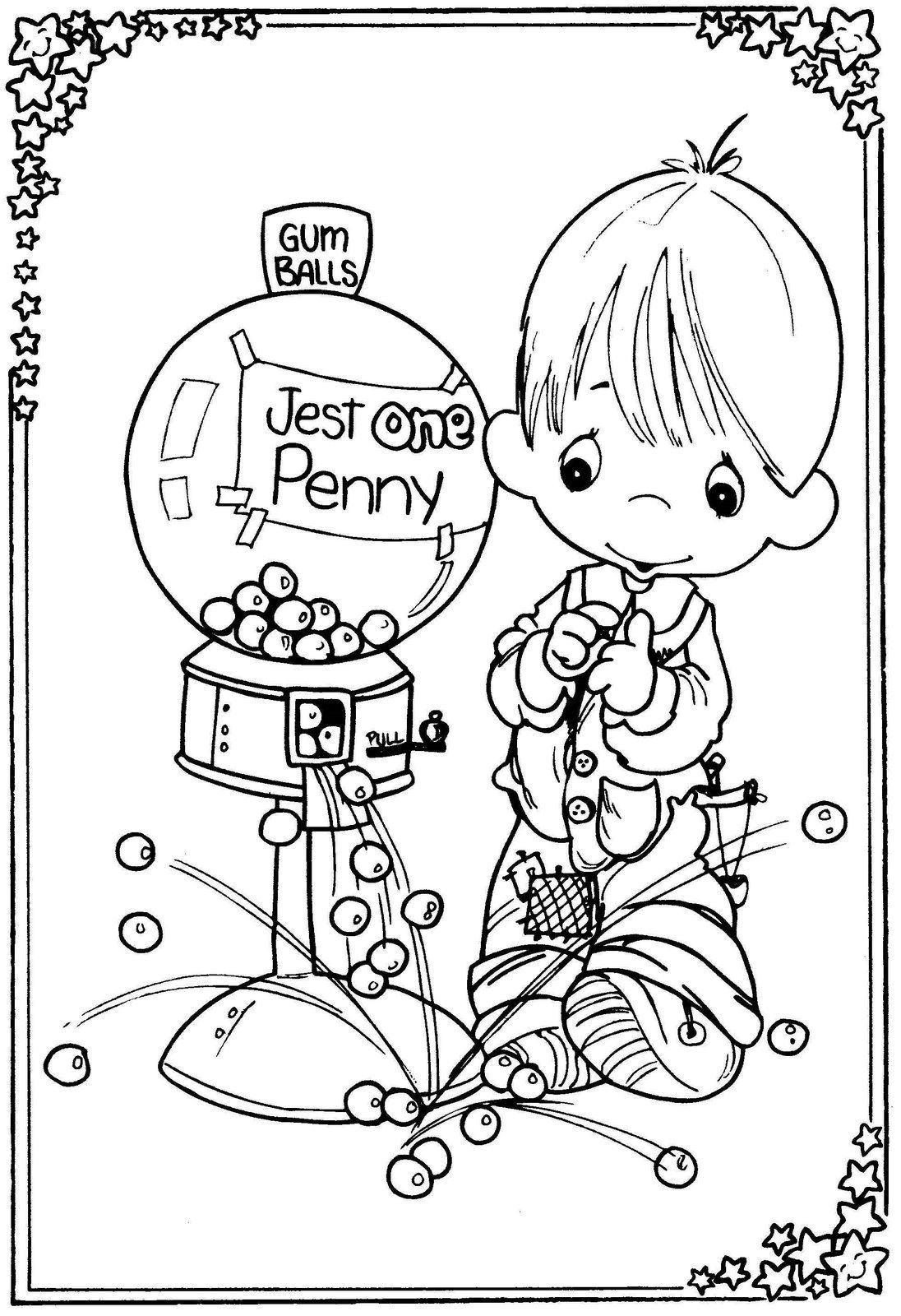 1096x1600 Precious Moments Coloring Pages Precious Moments Drawings Child
