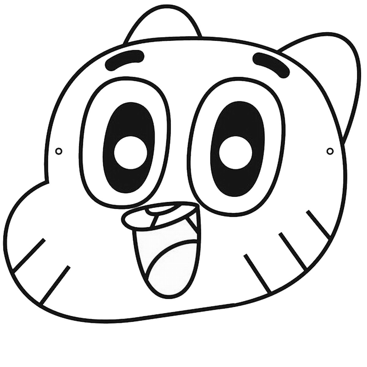 1200x1200 The Amazing World Of Gumball Coloring Pages