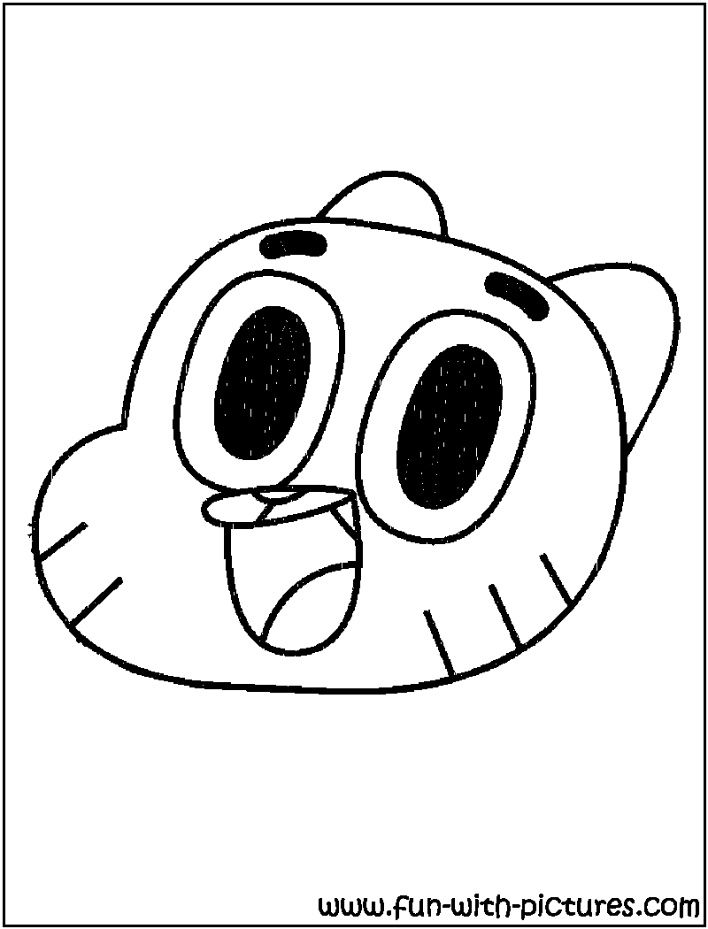 800x1050 Amazing World Gumball Coloring Pages