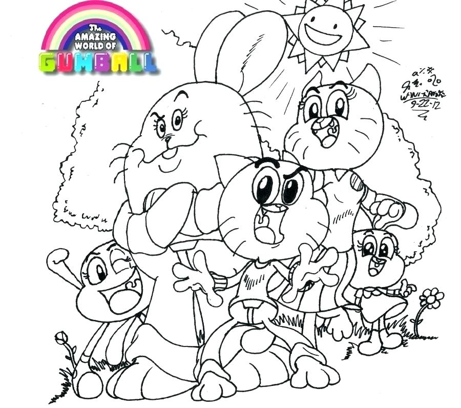 900x796 Amazing World Of Gumball Coloring Pages Amazing World Of Gumball