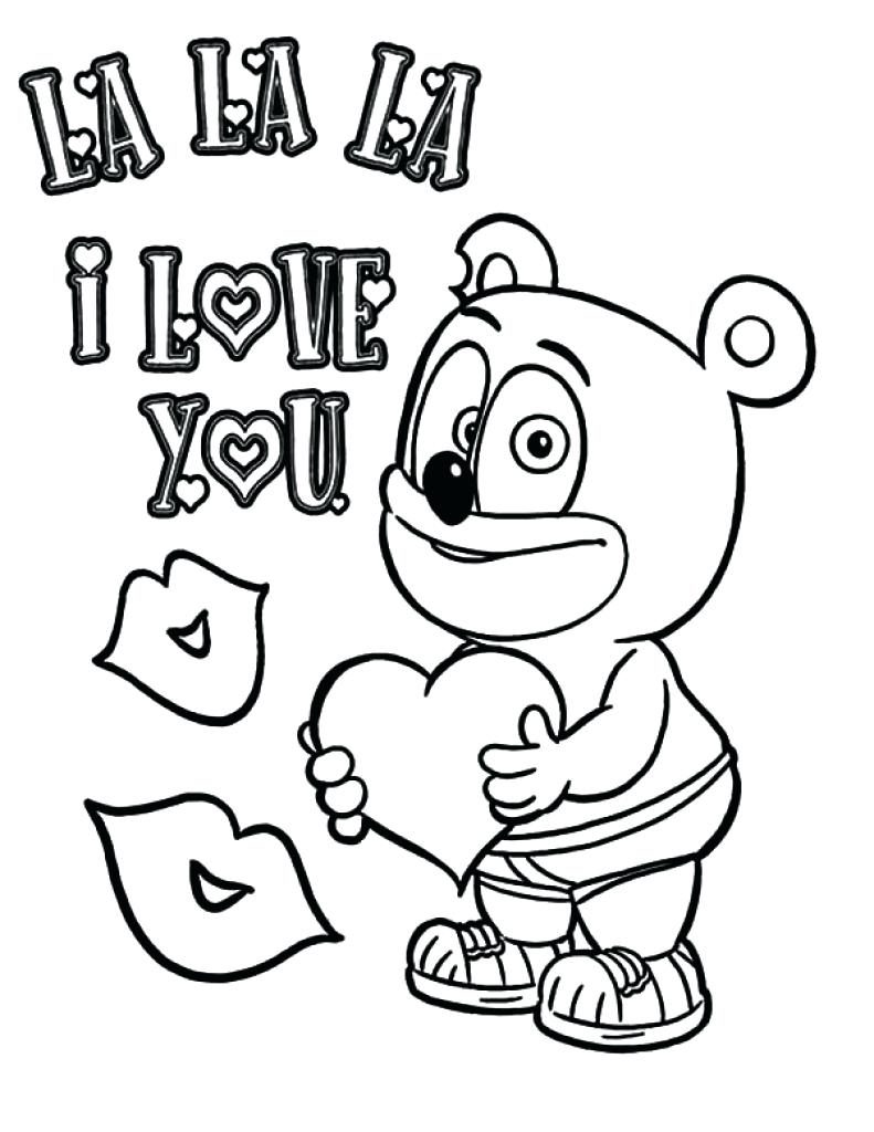 791x1024 Gummy Bear Coloring Page 14