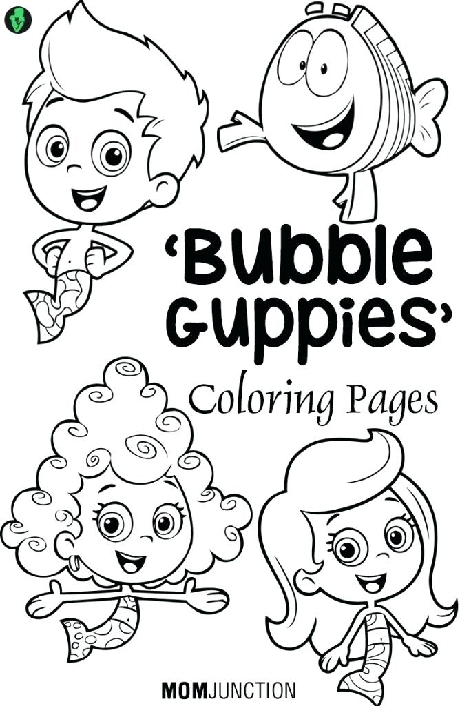 668x1024 Bubble Guppies Coloring Pages Bubble Guppy Coloring Pages Bubble