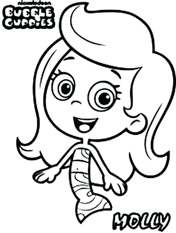 600x797 Bubble Guppies Coloring Pages Coloring Bubble Guppies Coloring