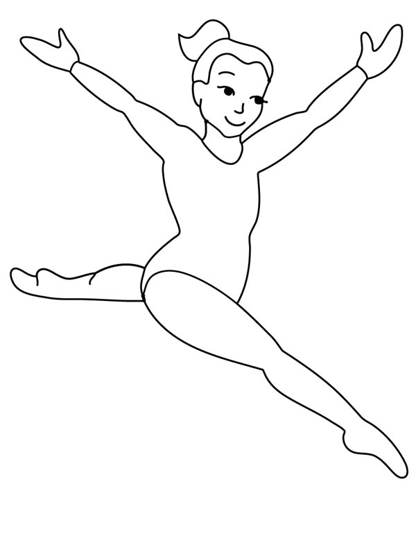 600x776 Gym Coloring Pages