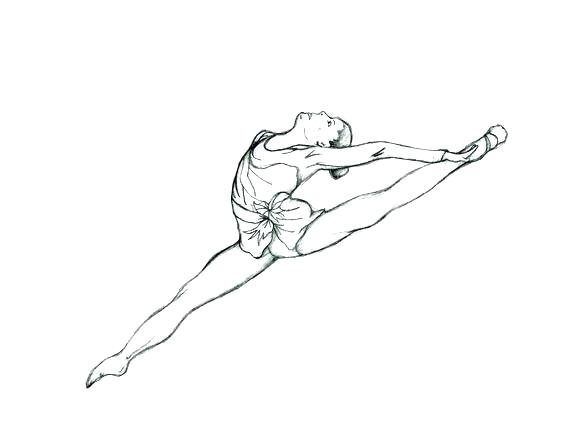 564x423 Printable Gymnastics Coloring Pages Gymnast Coloring Pages