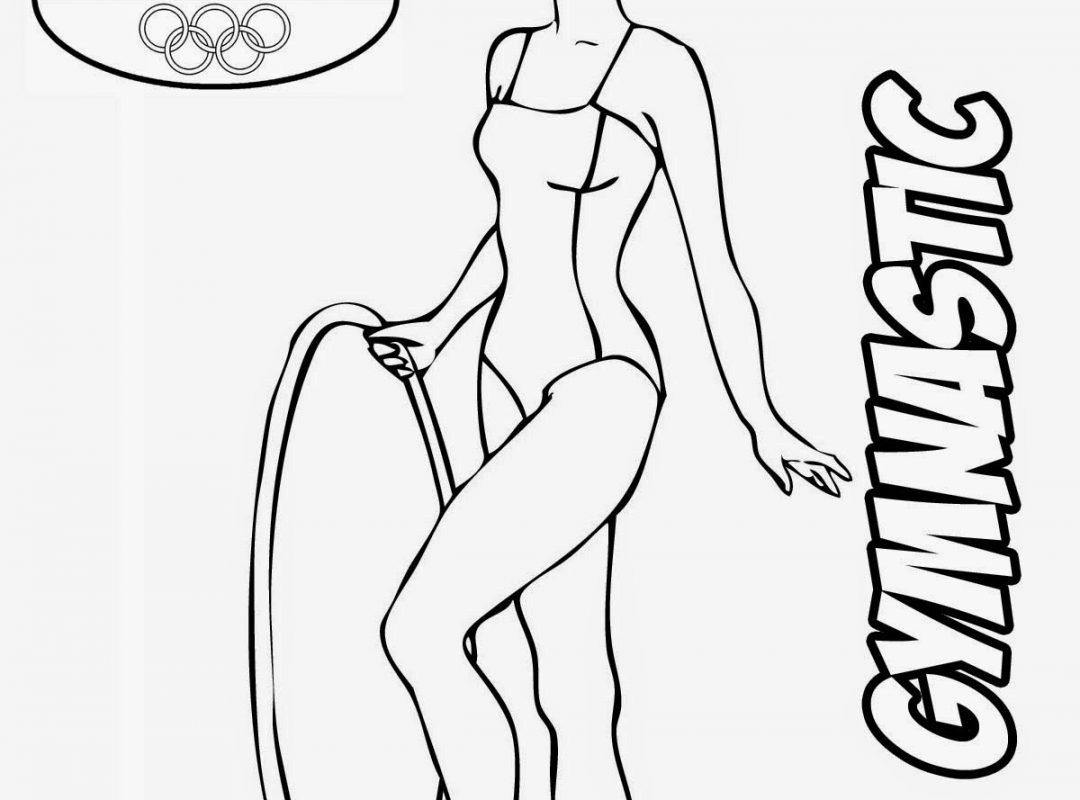 1080x800 Coloring Pages Gymnastics Beam Free Rythmic Sensational For Kids