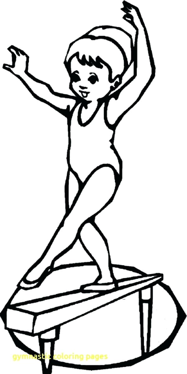 600x1200 Gymnast Coloring Pages Gymnastic Coloring Pages With Gymnastics
