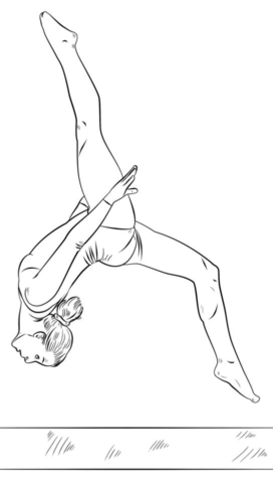 544x960 Gymnastics Coloring Pages 8