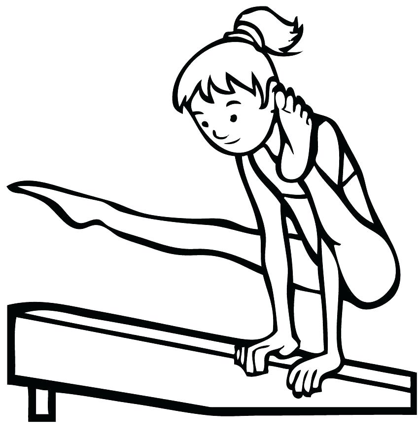 848x900 Printable Gymnastics Coloring Pages Printable Gymnastics Coloring