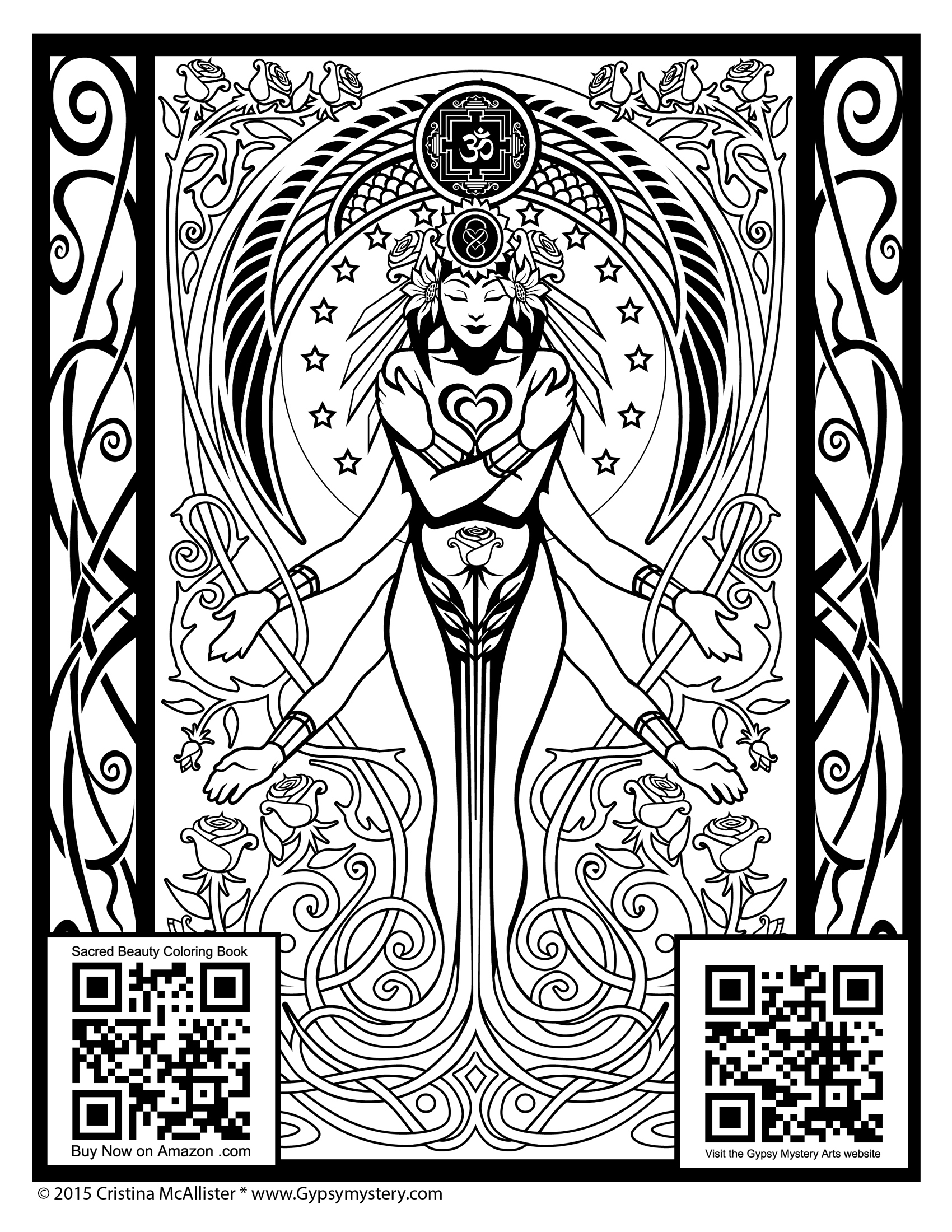 1700x2200 Cristina Mcallister Free Coloring Pages Amp Tutorials